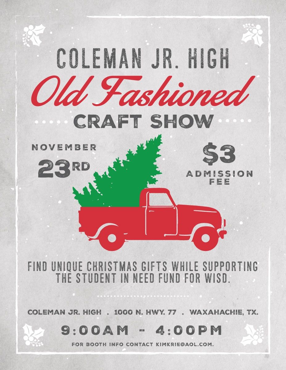 Coleman Jr High Craft Show