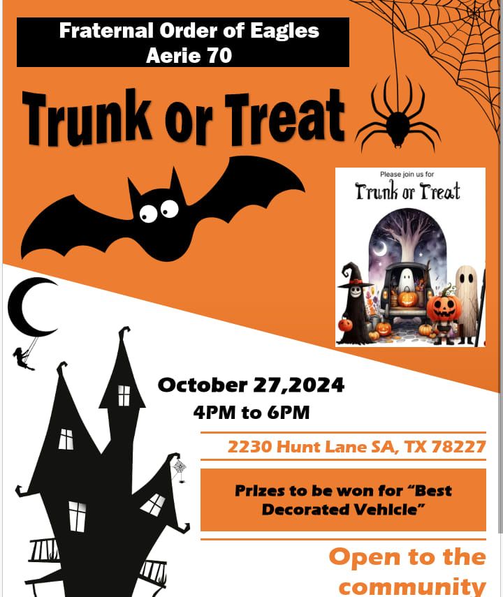 Foe # 70 Trunk and Treat 