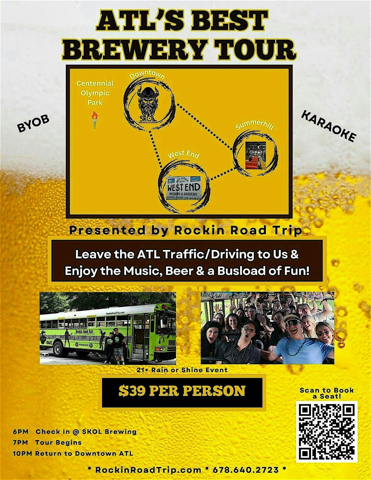 ATL's Best Brewery Tour on FRI 7\/3