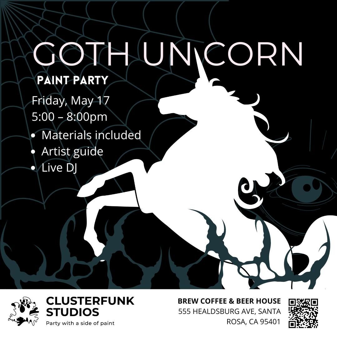 Goth Unicorn Paint Night