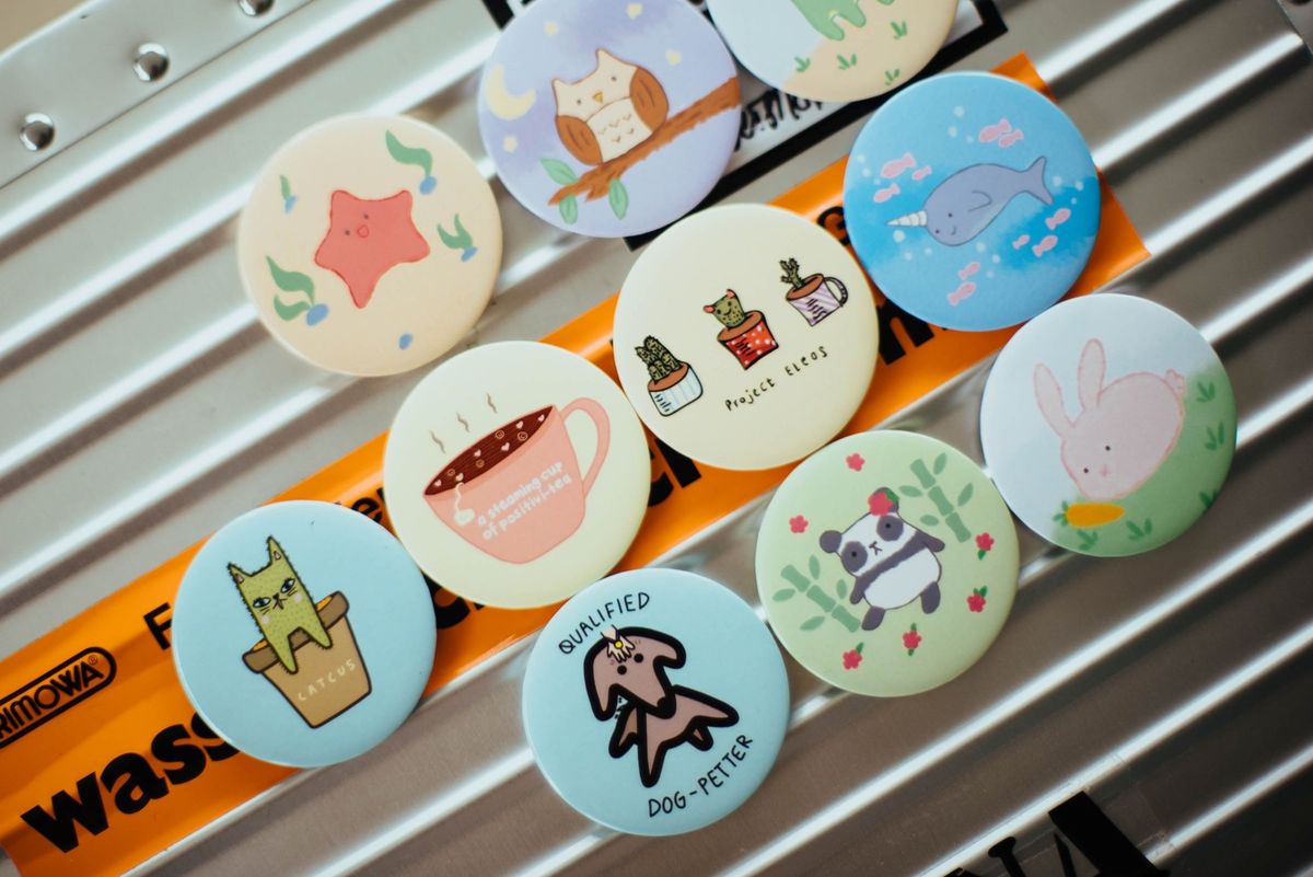 Smi\u00f0ja | Barmmerki \/\/ Workshop | Badge Maker