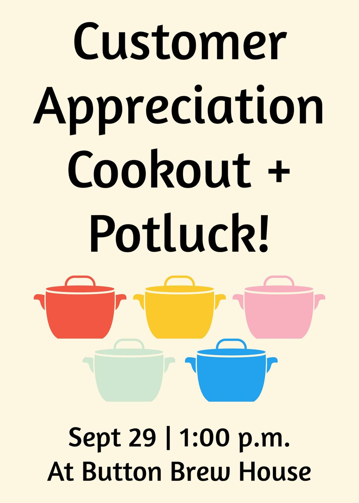 Customer Appreciation Cookout