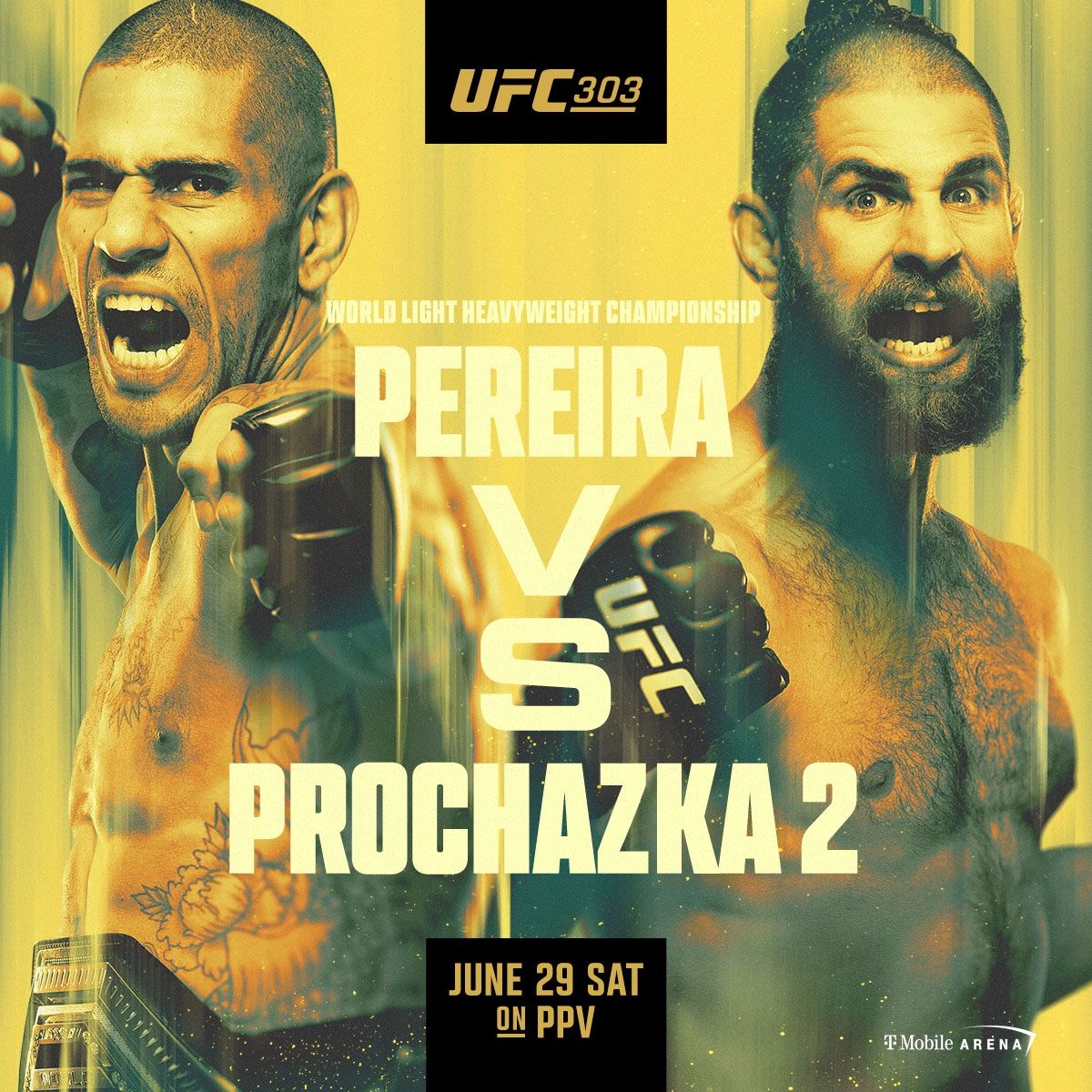 Free Cover for the Pereira vs Prochazka 2 Fight