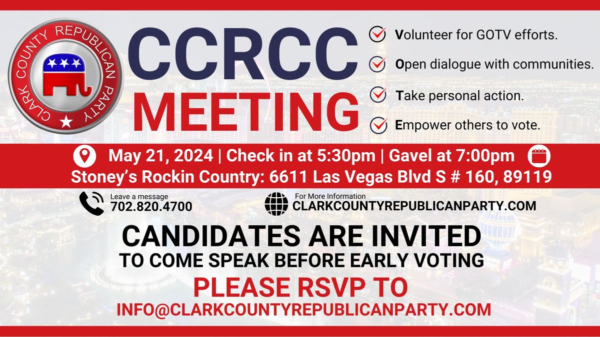 CCRCC Meeting 