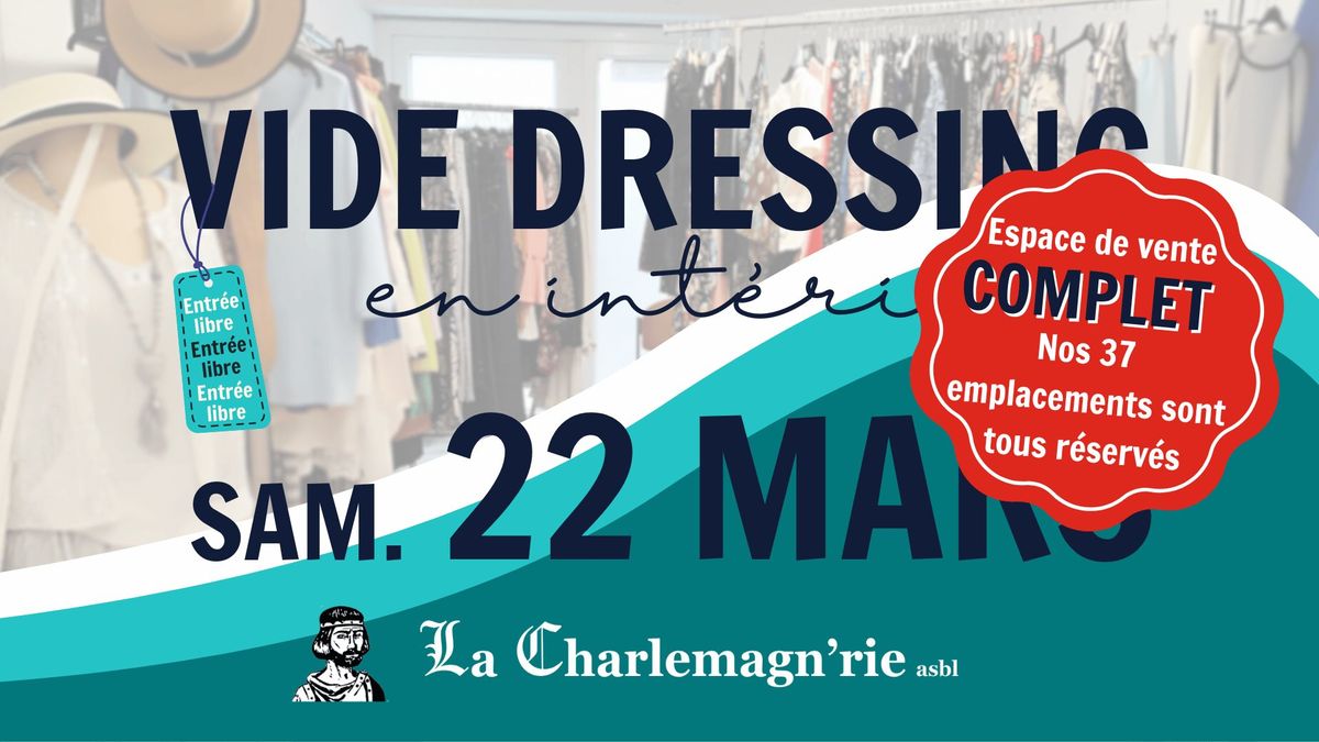 Vide Dressing HERSTAL ~ nos 37 emplacements sont tous lou\u00e9s !