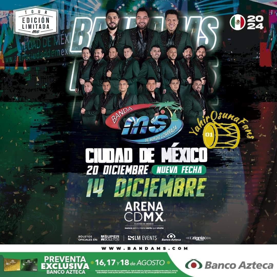 Banda Ms en Arena CDMX