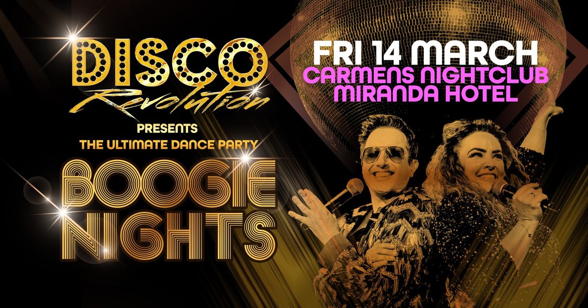 Miranda - Disco Revolution Presents Boogie Nights at Carmens Nightclub