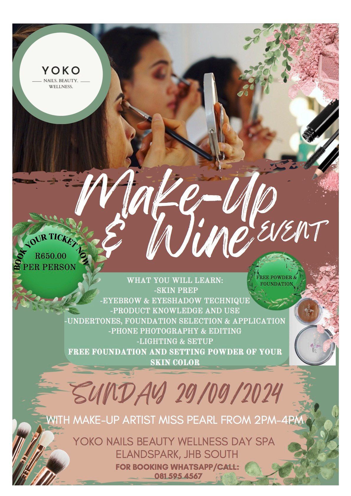 Ladies' Makeup and Wine Night