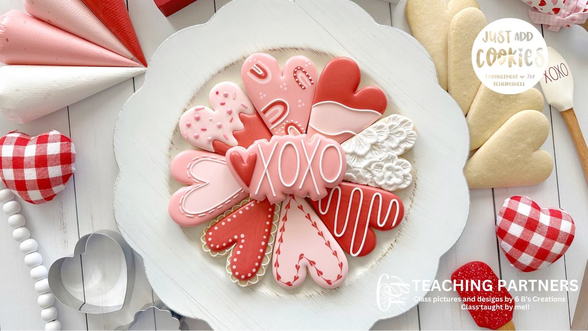 Heart Platter \ud83d\udc95 Cookie Decorating Class