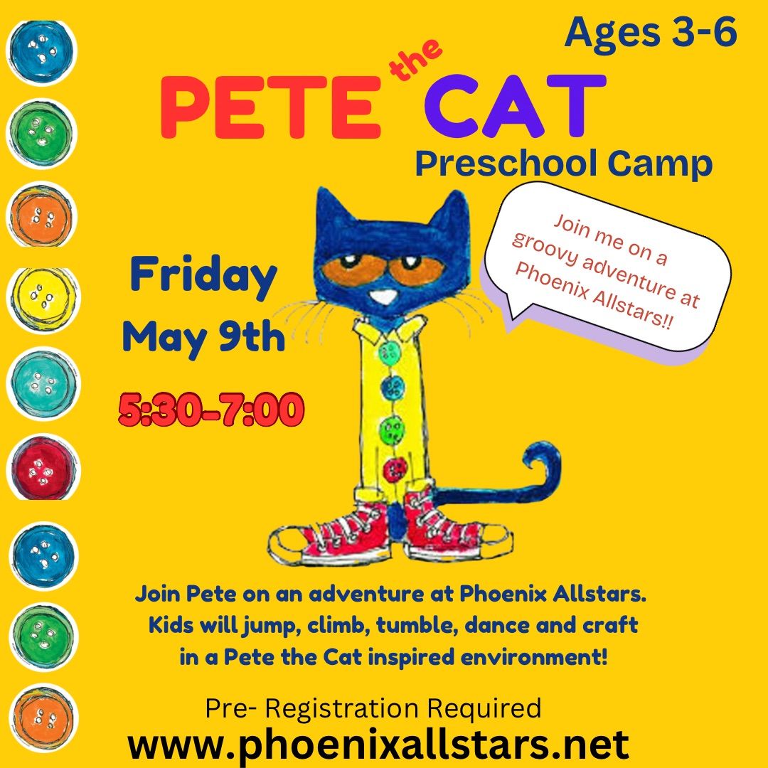 Pete the Cat Preschool Camp