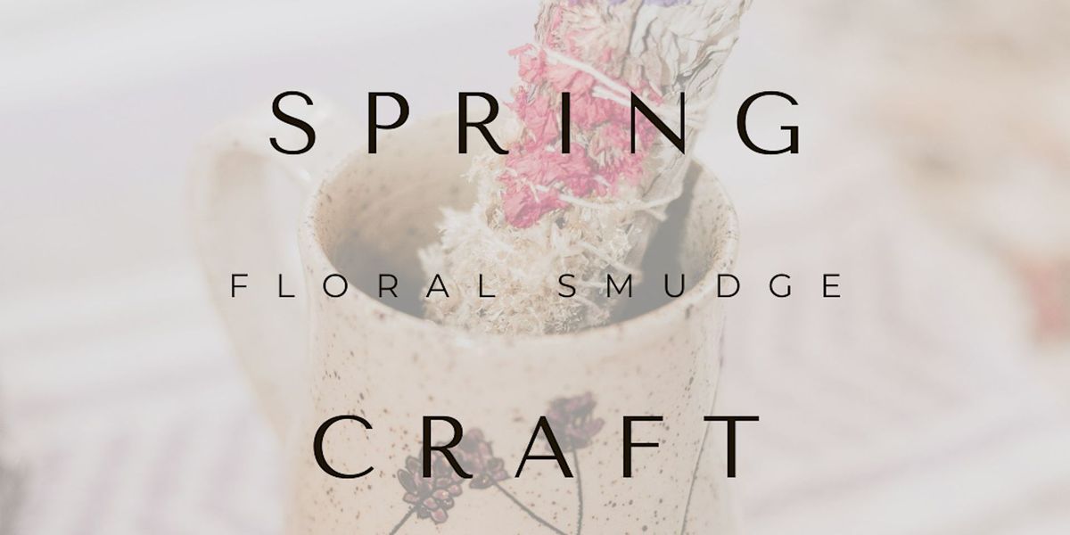 Spring Floral Smudge Craft