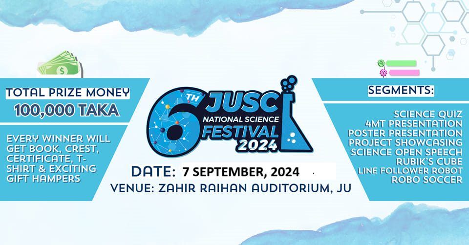 6th JUSC National Science Festival 2024 (Updated)