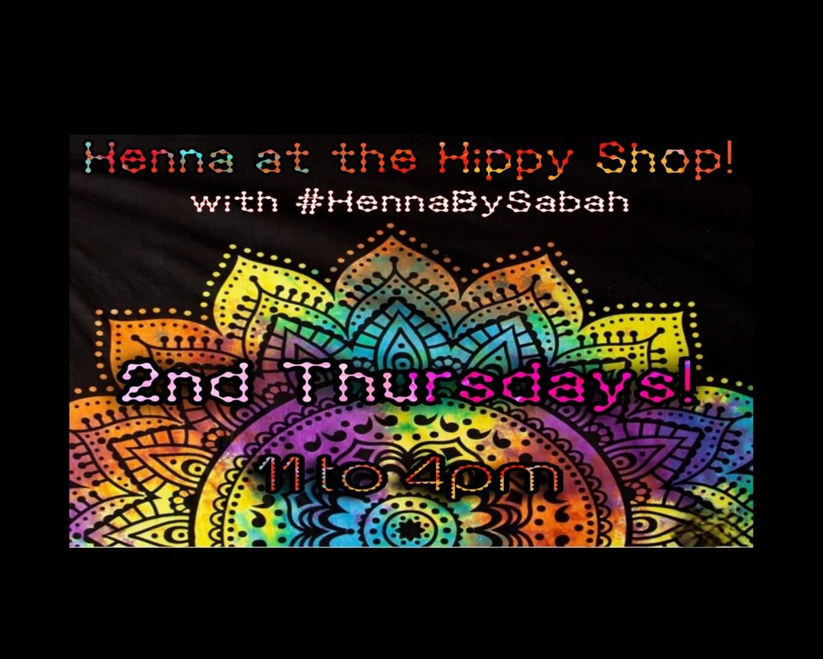 Henna at the Hippy Shop! 