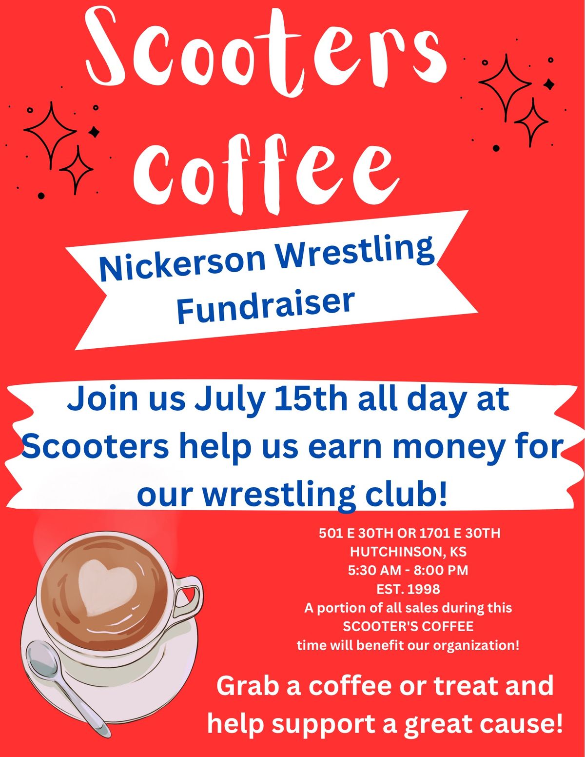 Scooters Coffee Fundraiser 