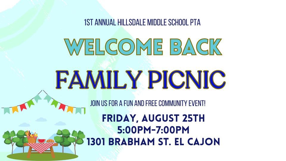 Welcome Back Family Picnic