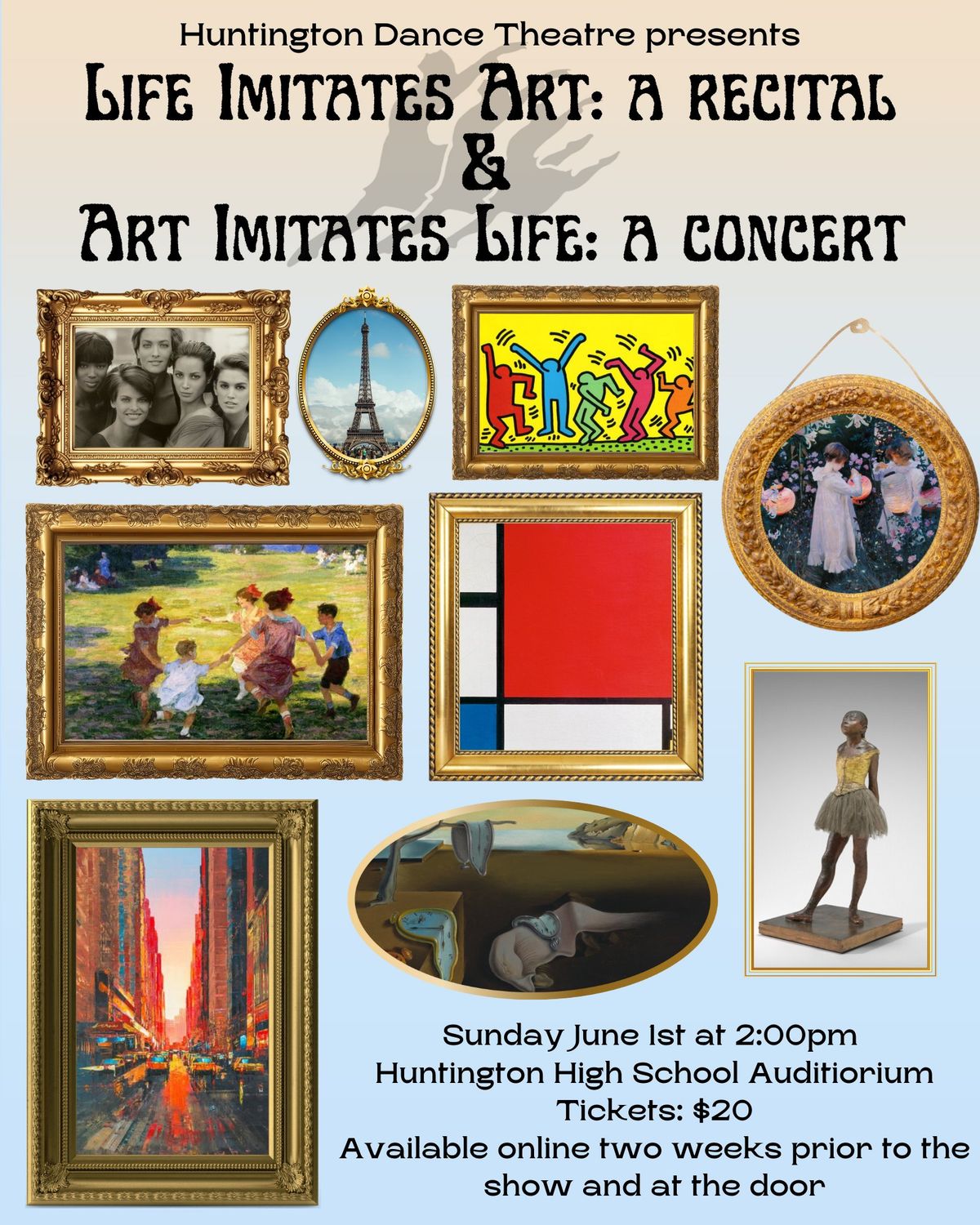 Life Imitates Art: a recital & Art Imitates Life: a concert presented by Huntington Dance Theatre