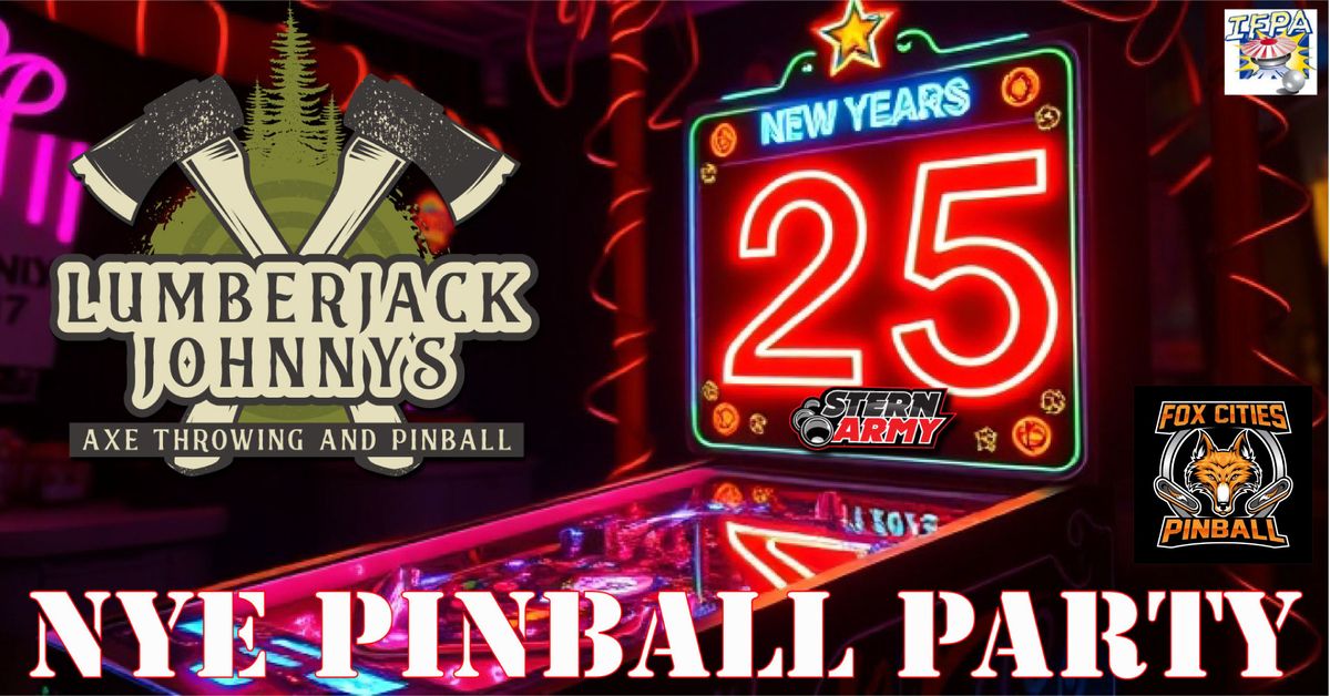 New Years Pinball Tournament at Lumberjack Johnny's