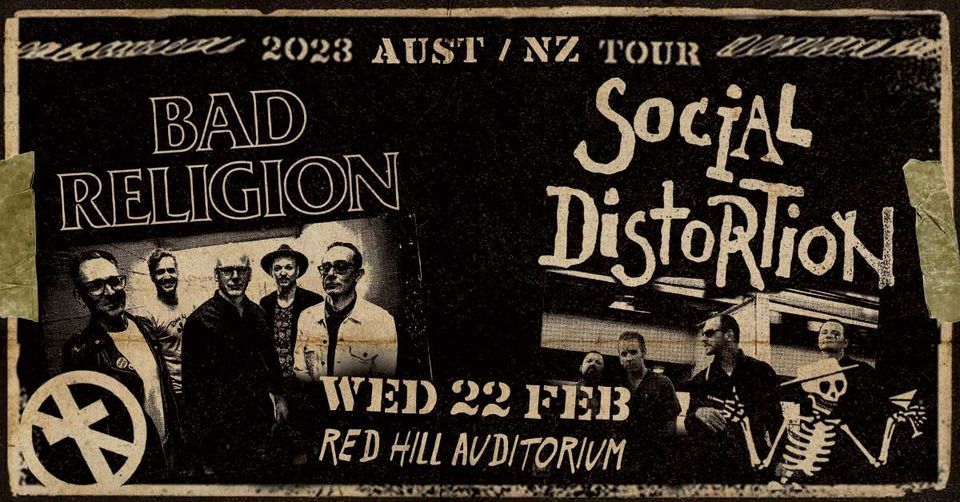 Bad Religion & Social Distortion 2023 Tour \/\/ Perth \/\/ Red Hill Auditorium