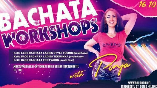 Bachata workshops w\/ Pinja Simola