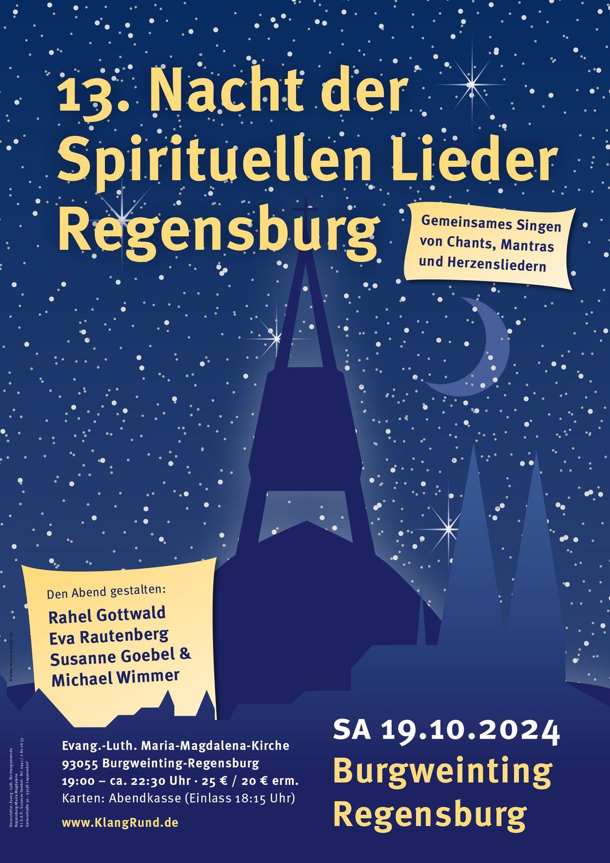 13. Nacht der Spirituellen Lieder Regensburg