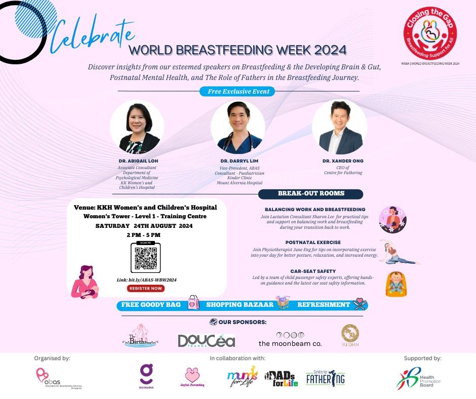 World Breastfeeding Week 2024, KKH Women's & Children, Singapore, 24