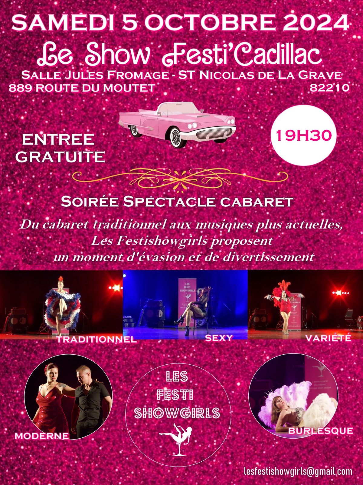 Soir\u00e9e Spectacle Cabaret : Le Show Festicadillac