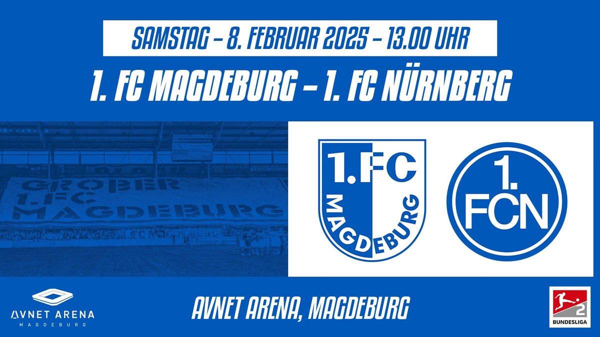 21. Spieltag: 1. FC Magdeburg \u2013 1. FC N\u00fcrnberg