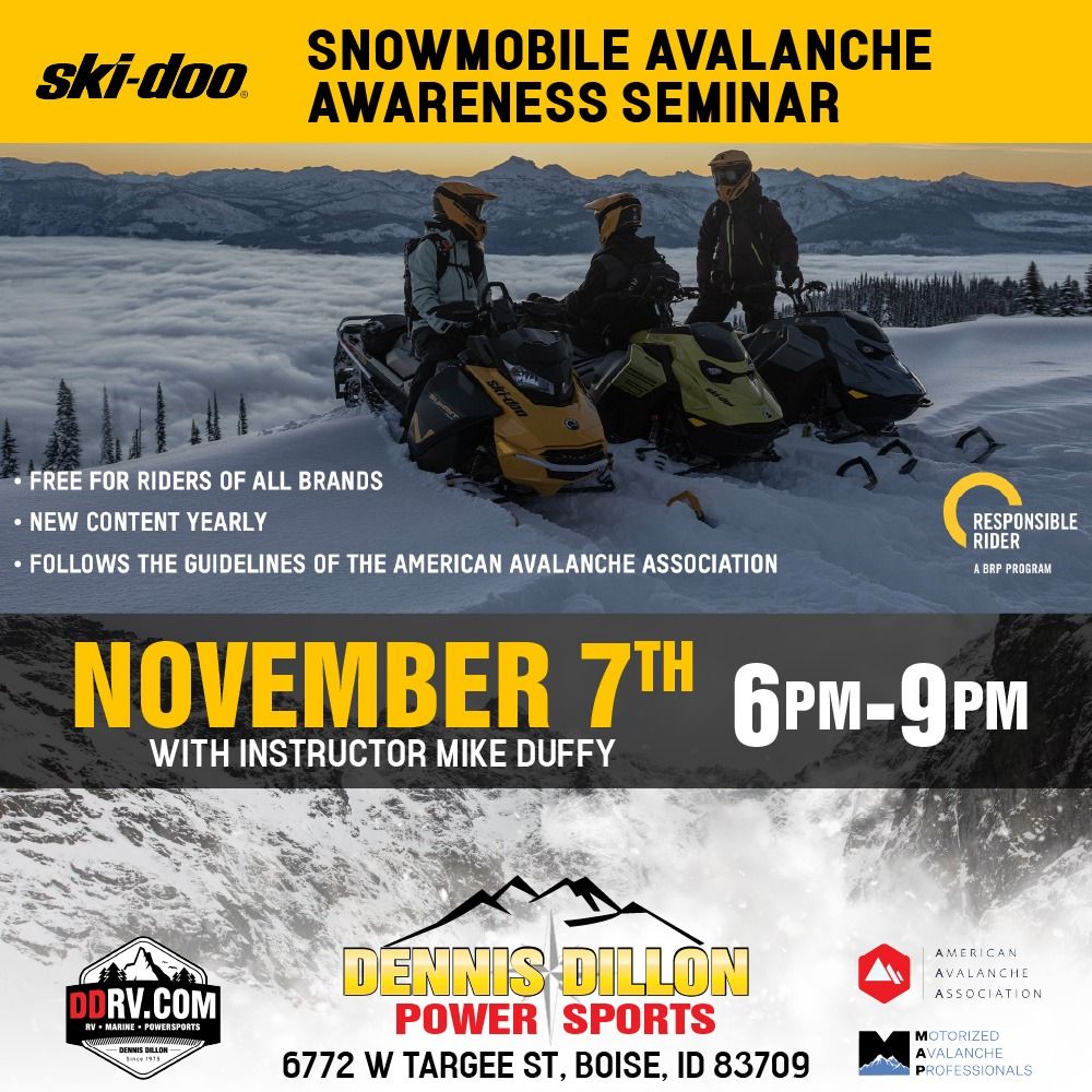 Snowmobile Avalanche Awareness Seminar with Instructor Mike Duffy