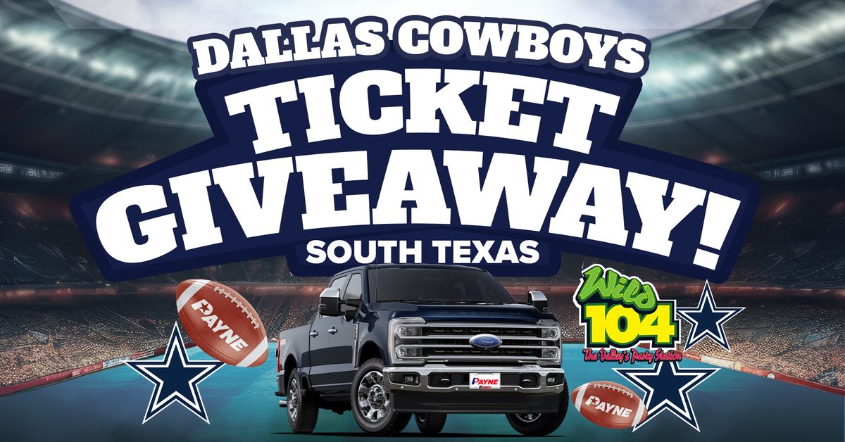 Dallas Cowboys Ticket Giveaway 