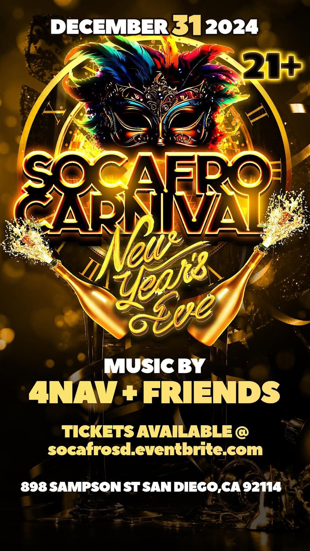 Socafro Carnival NYE Bash