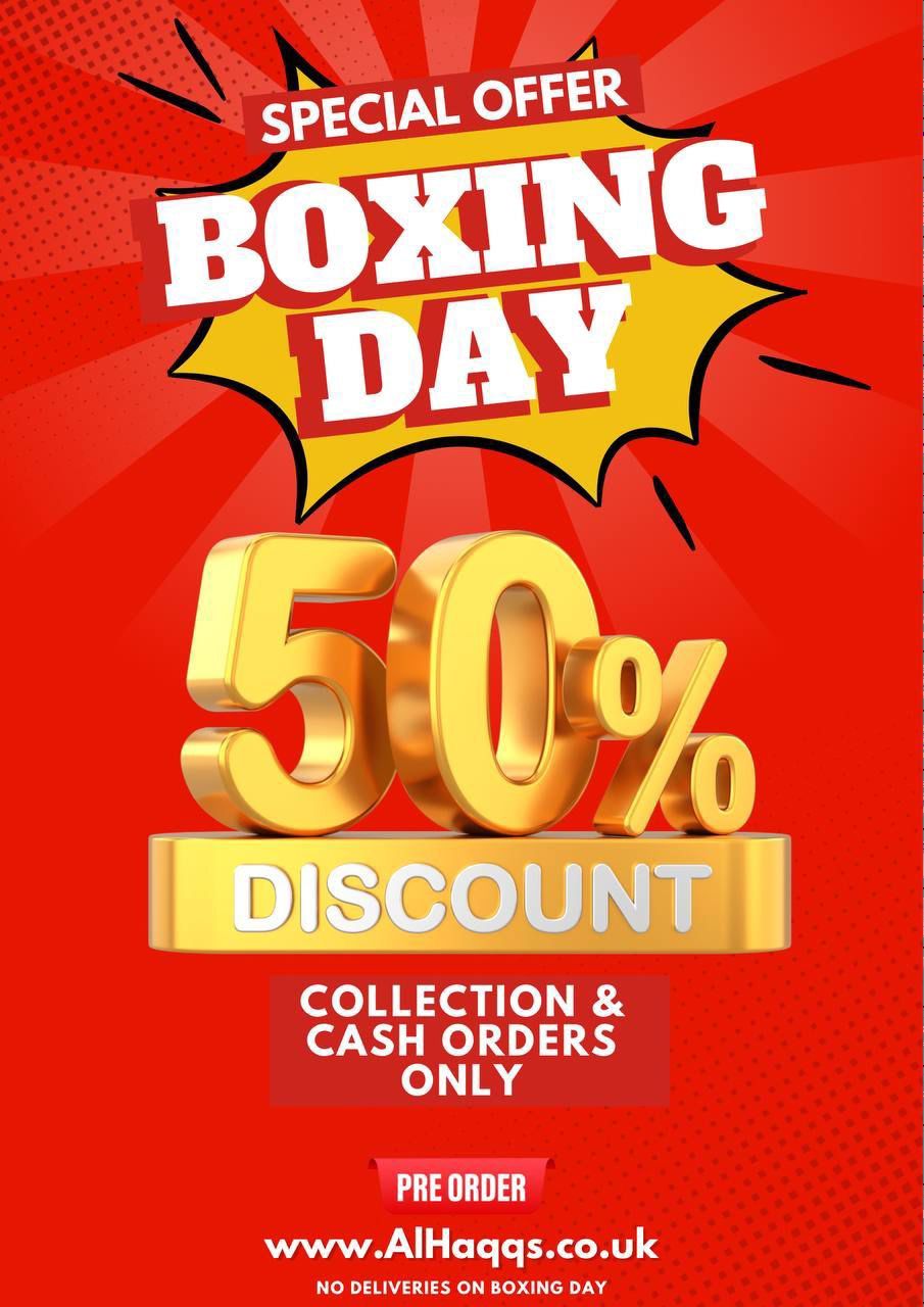 50% Off Boxing Day Special