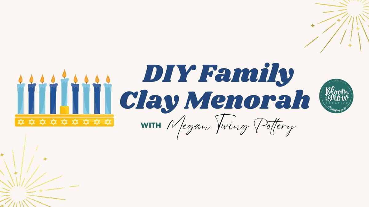 DIY Family Clay Menorah