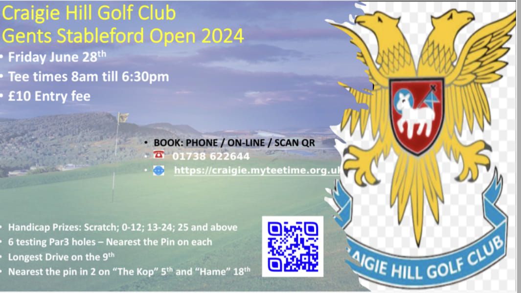 Craigie Hill Golf Open 2024