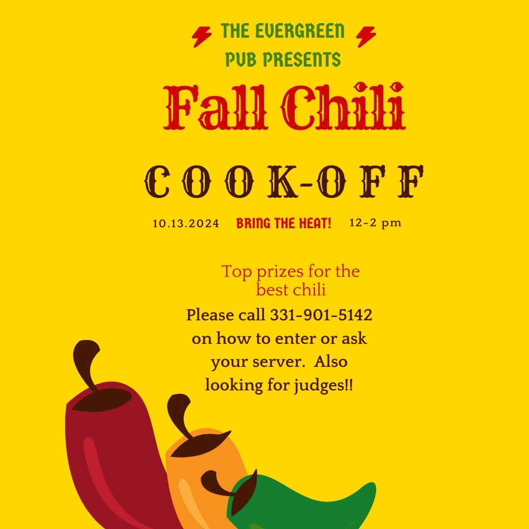 Evergreen Pub Chili Cook Off after the Morning Bears Game in London!