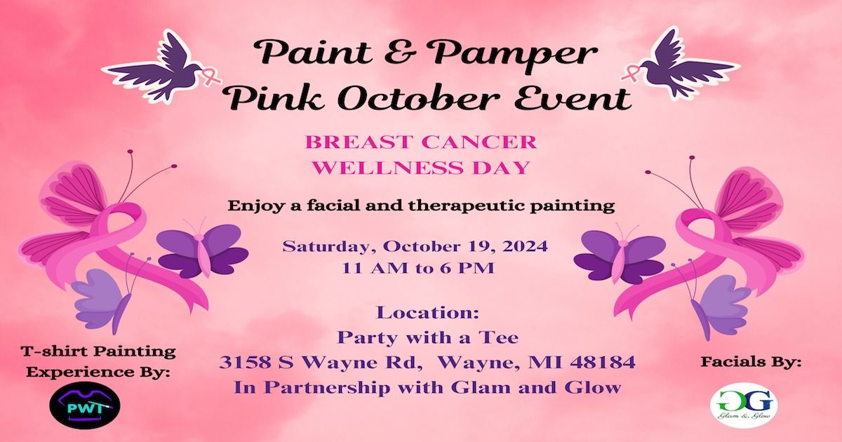 Paint & Pamper Pink October Event