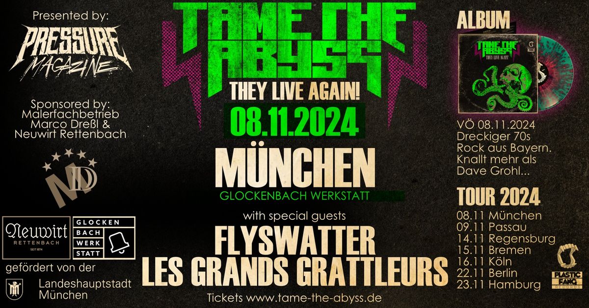 Tame The Abyss Album Release Konzert with special guests Flyswatter & Les Grands Gratleurs