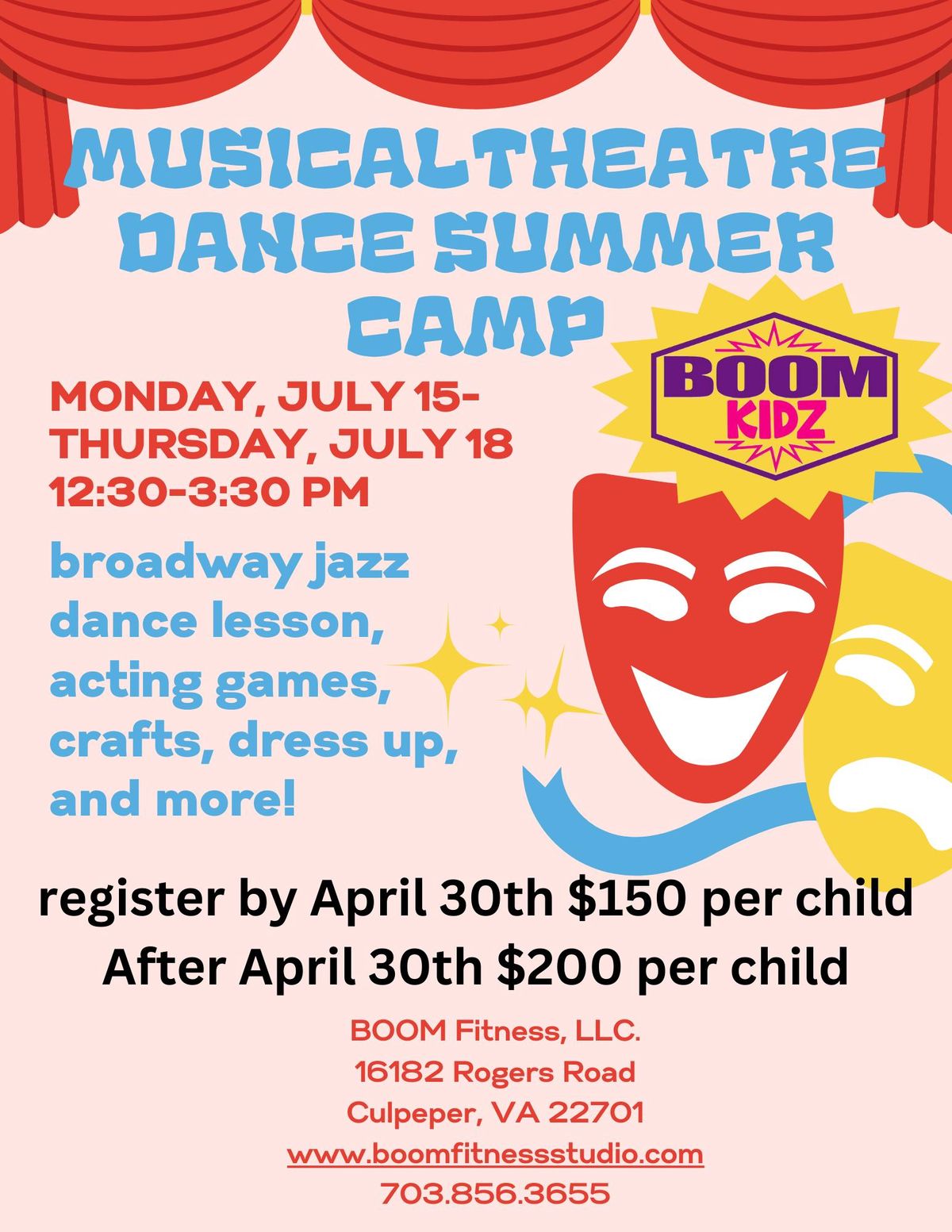 BOOM KIDZ Summer Musical Theatre Camp