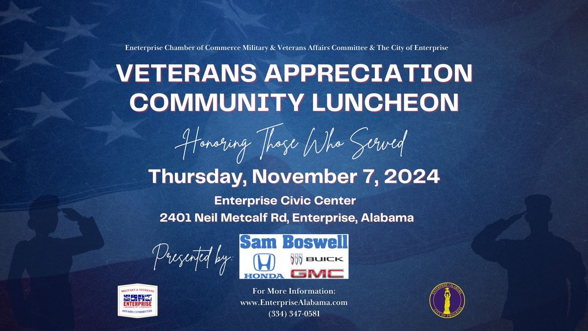 Veterans Appreciation Community Luncheon