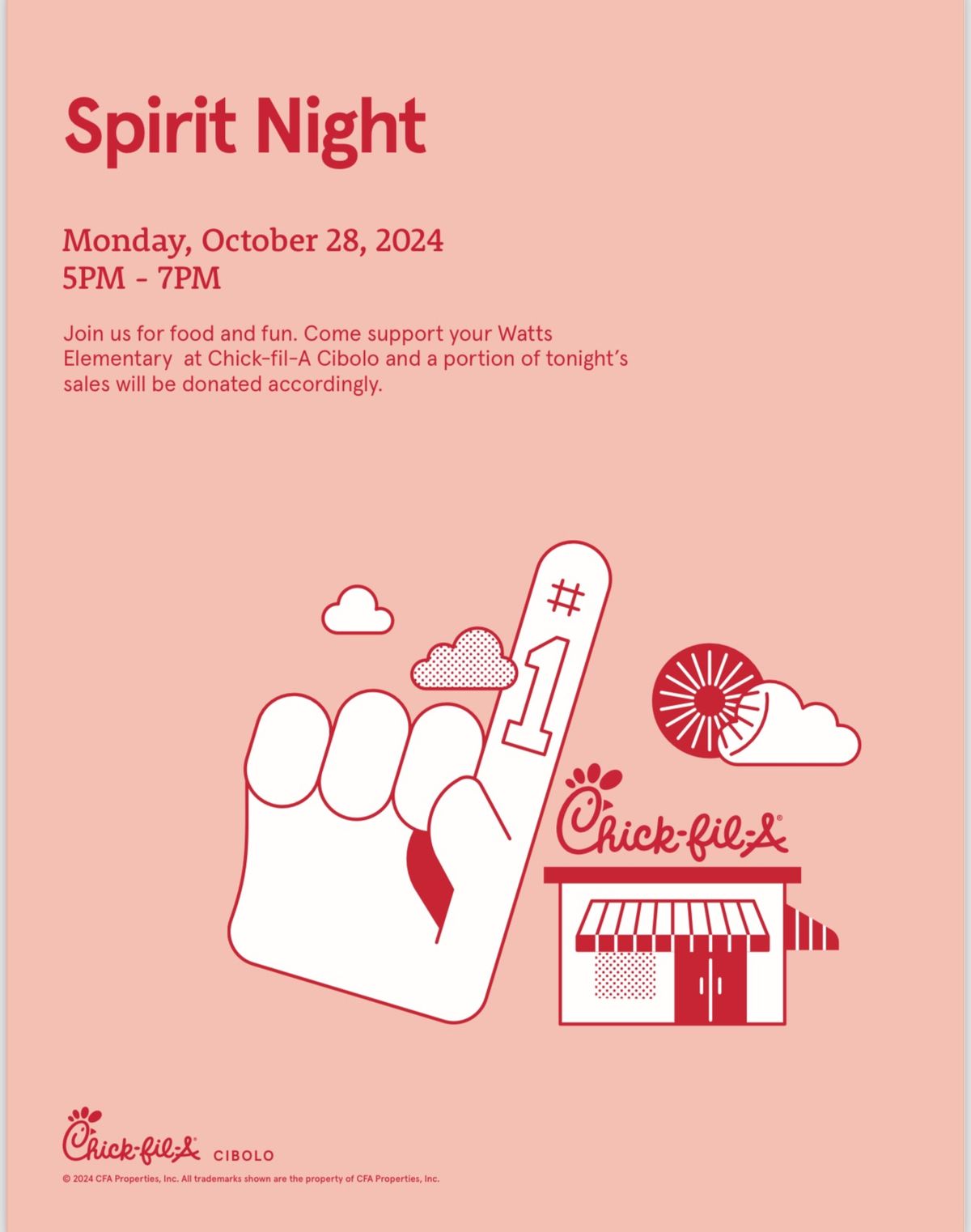 Watts Elementary Spirit Night