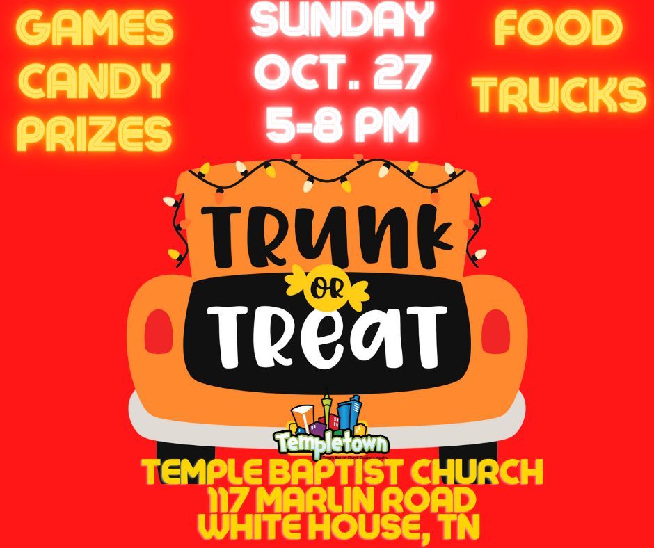 Trunk or Treat at Temple