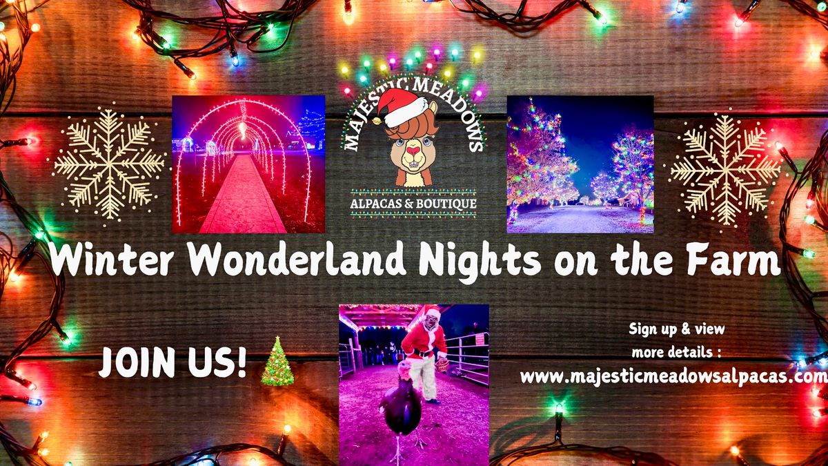 Winter Wonderland Nights on the Farm