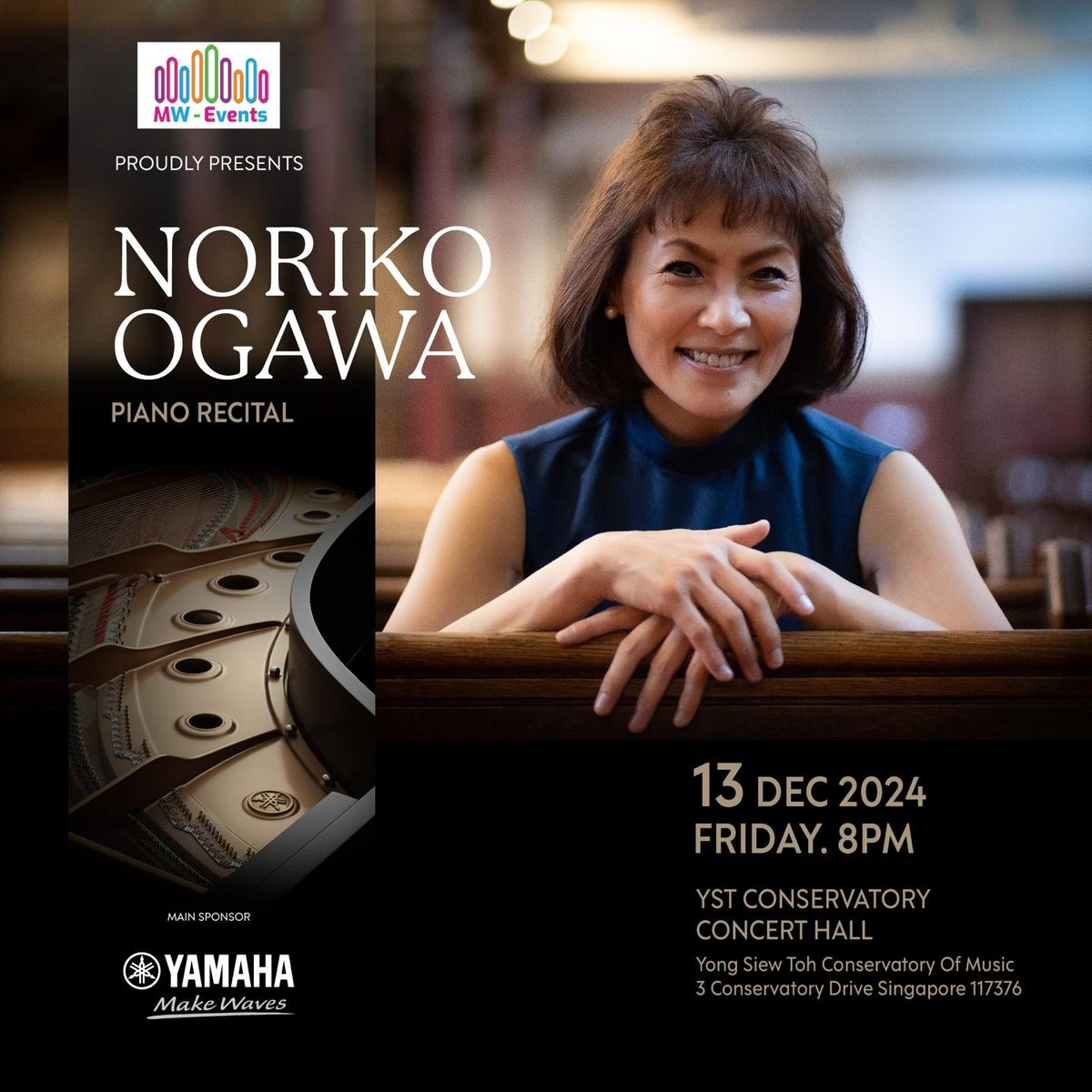 Noriko Ogawa at Yong Siew Toh Conservatory Concert Hall