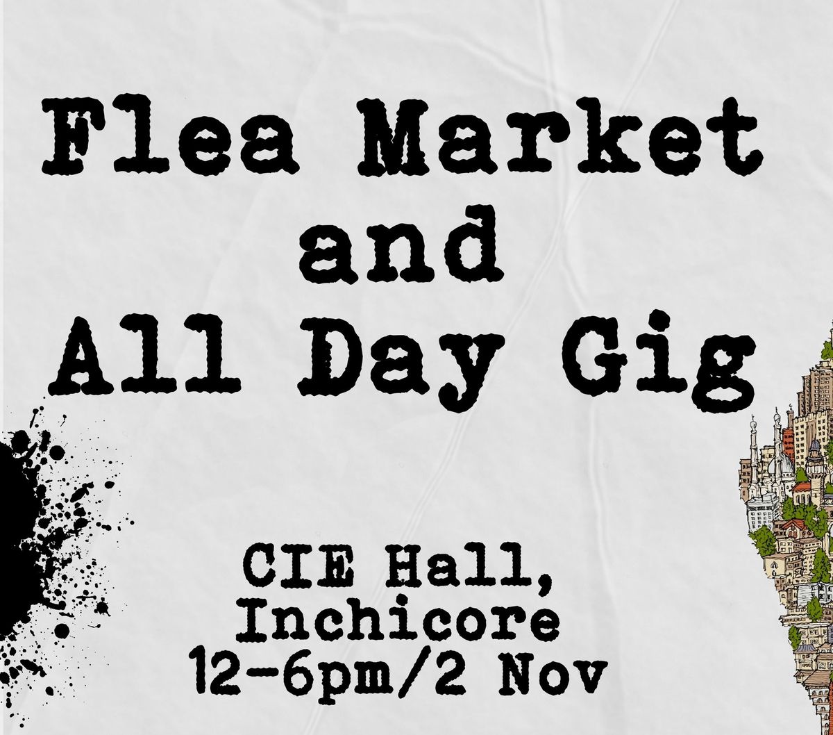 Flea Market & all-day gig for Palestine 