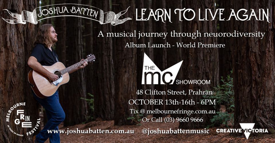 Learn To Live Again - Album Launch @ Melbourne Fringe