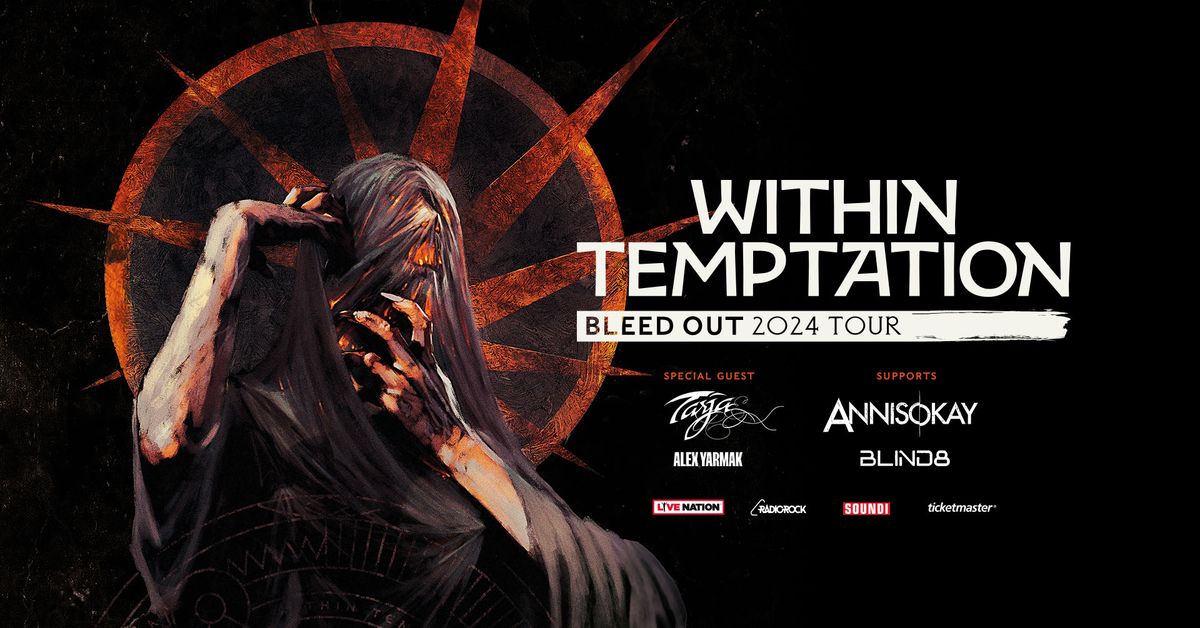 Within Temptation (NL): Bleed Out 2024 Tour, Helsingin J\u00e4\u00e4halli 11.10.2024