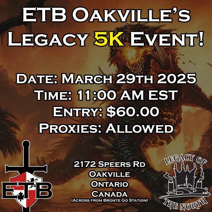 Enter The Battlefield: OAKVILLE 5K!