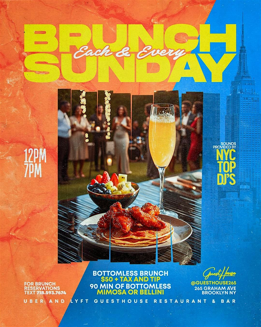 Sunday Brunch & Day Party at GuestHouse \u2013 NYC\u2019s #1 Weekly Vibe
