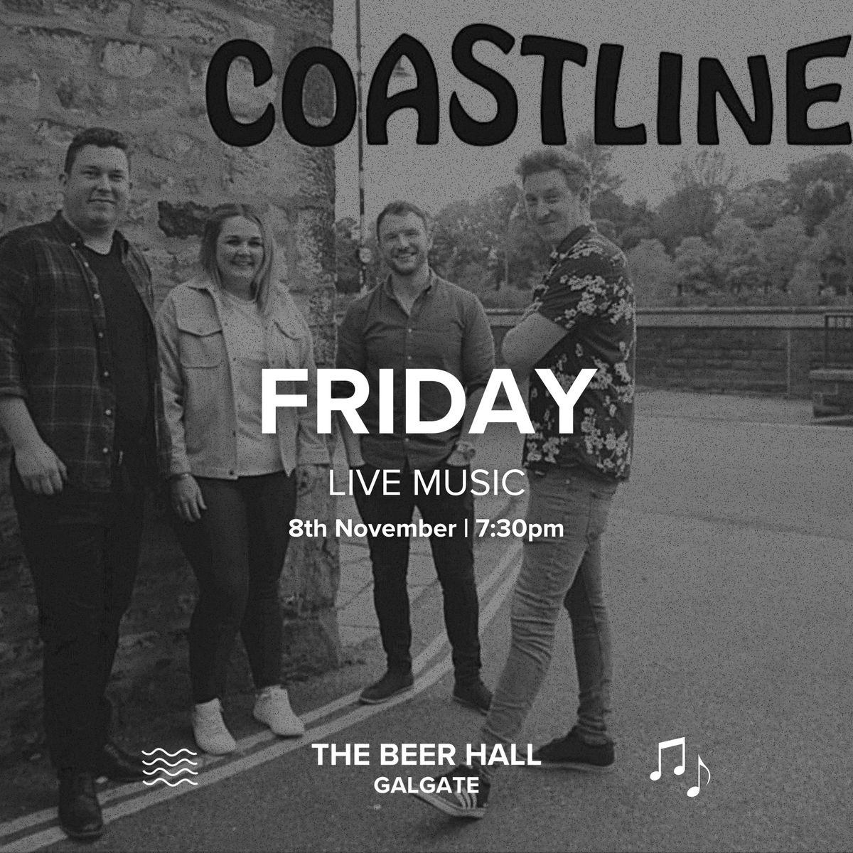 Four Piece Live Band: Coastline at The Beer Hall\ud83c\udfb8\ud83c\udfb6