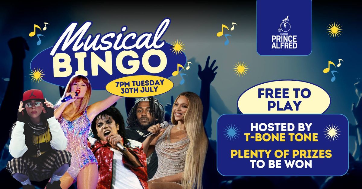 Musical Bingo Night at Prince Alfred