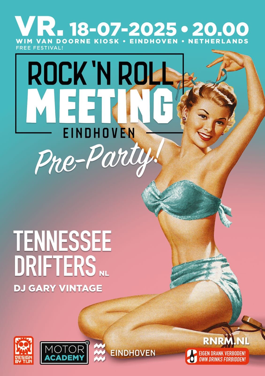 Int. ROCK \u2018n ROLL MEETING (Pr\u00e9 party) | EINDHOVEN - Tennessee Drifters